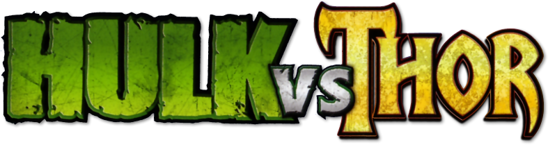 Hulk vs. Thor Logo