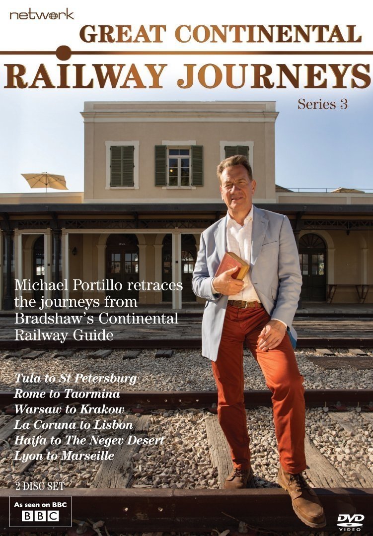Capa da 3º temporada da série Great Continental Railway Journeys