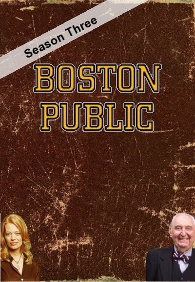 Capa da 3º temporada da série Boston Public