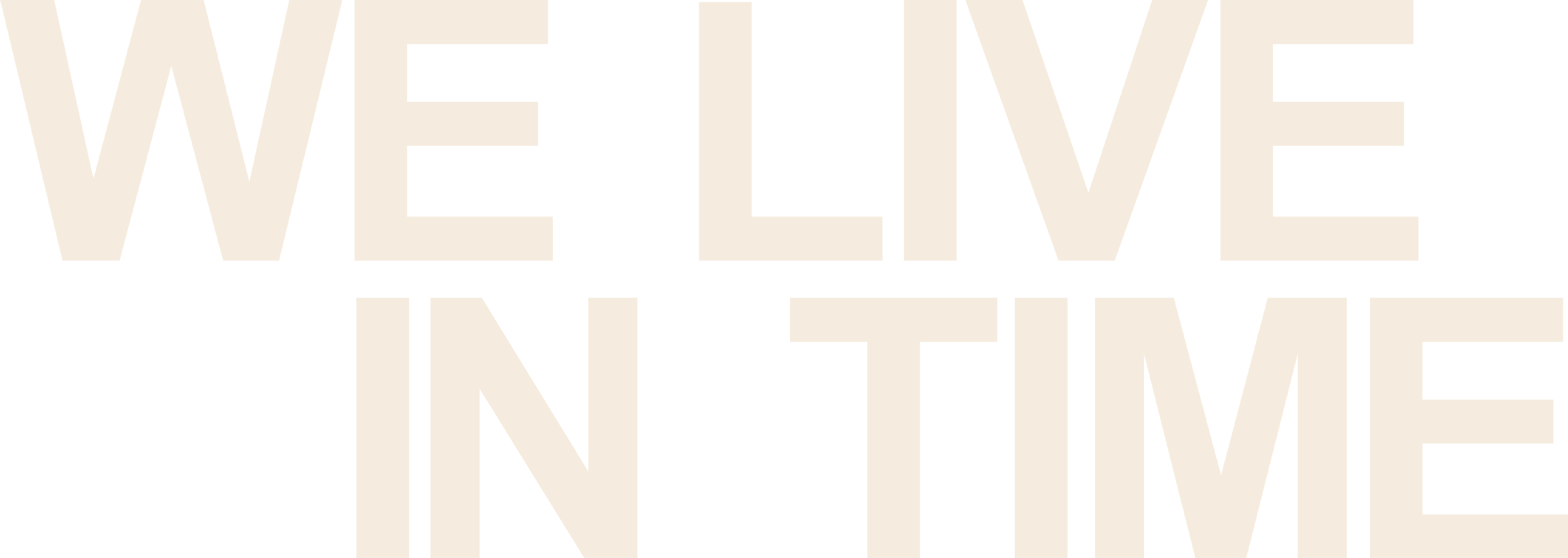 We Live in Time Logo