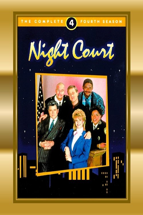 Capa da 4º temporada da série Night Court