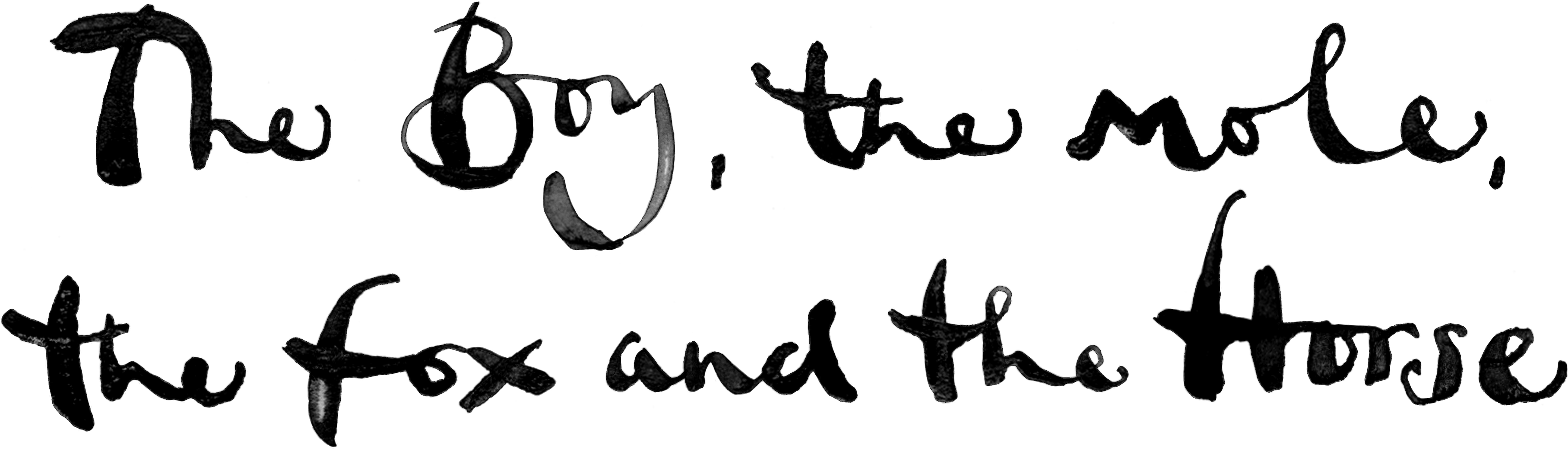 The Boy, the Mole, the Fox and the Horse Logo