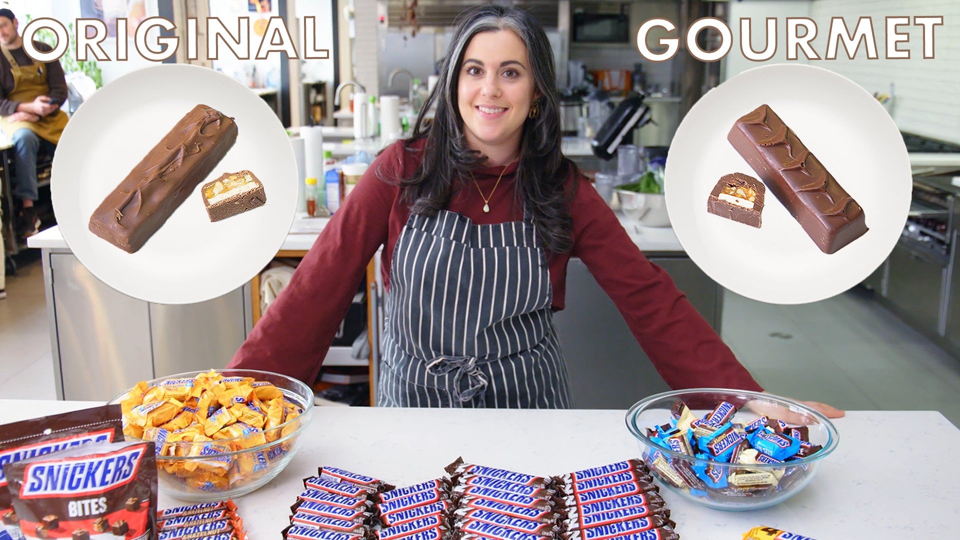 Thumbnail for Pastry Chef Attempts to Make Gourmet Snickers Season 1 Episode 11