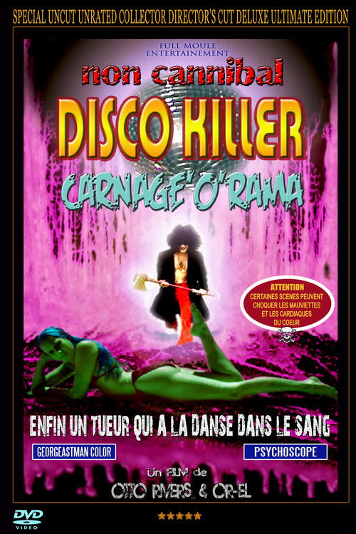 Non-Cannibal Disco Killer Carnage-O-Rama Poster