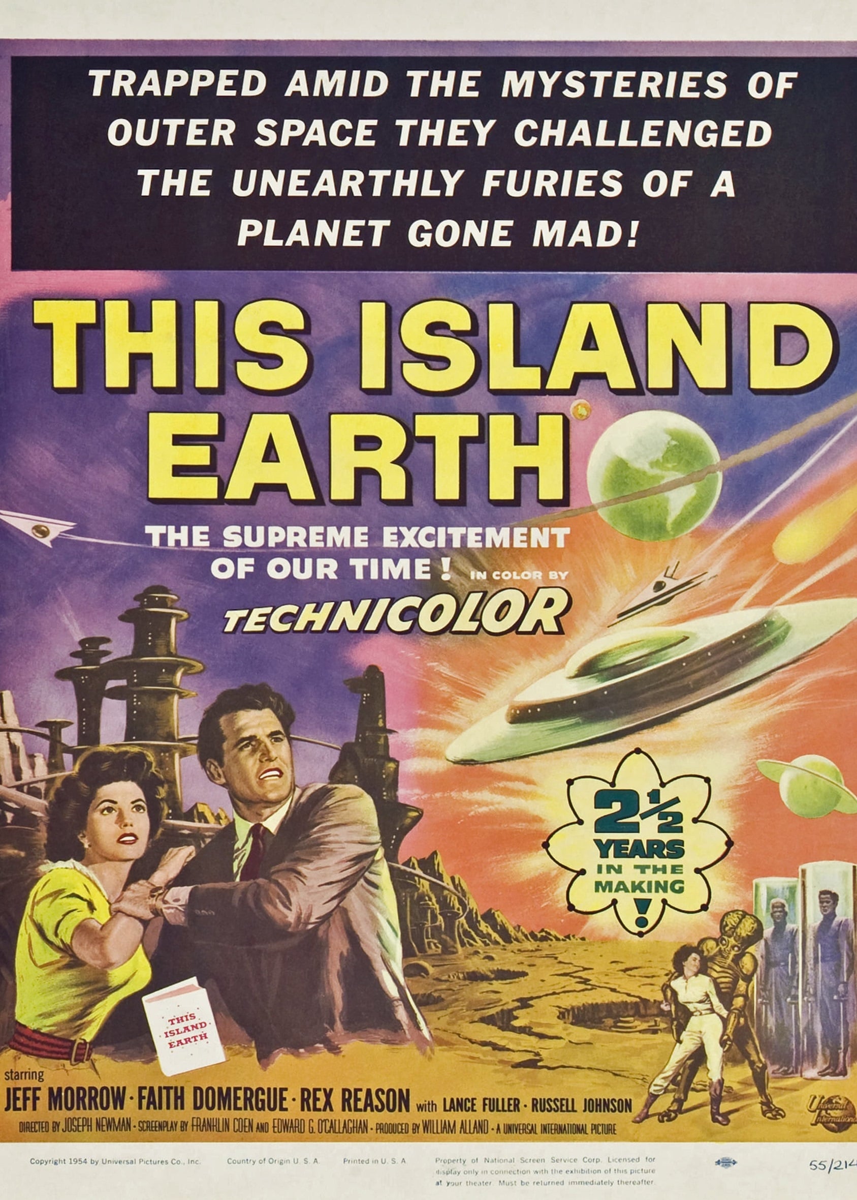 This Island Earth Movie poster