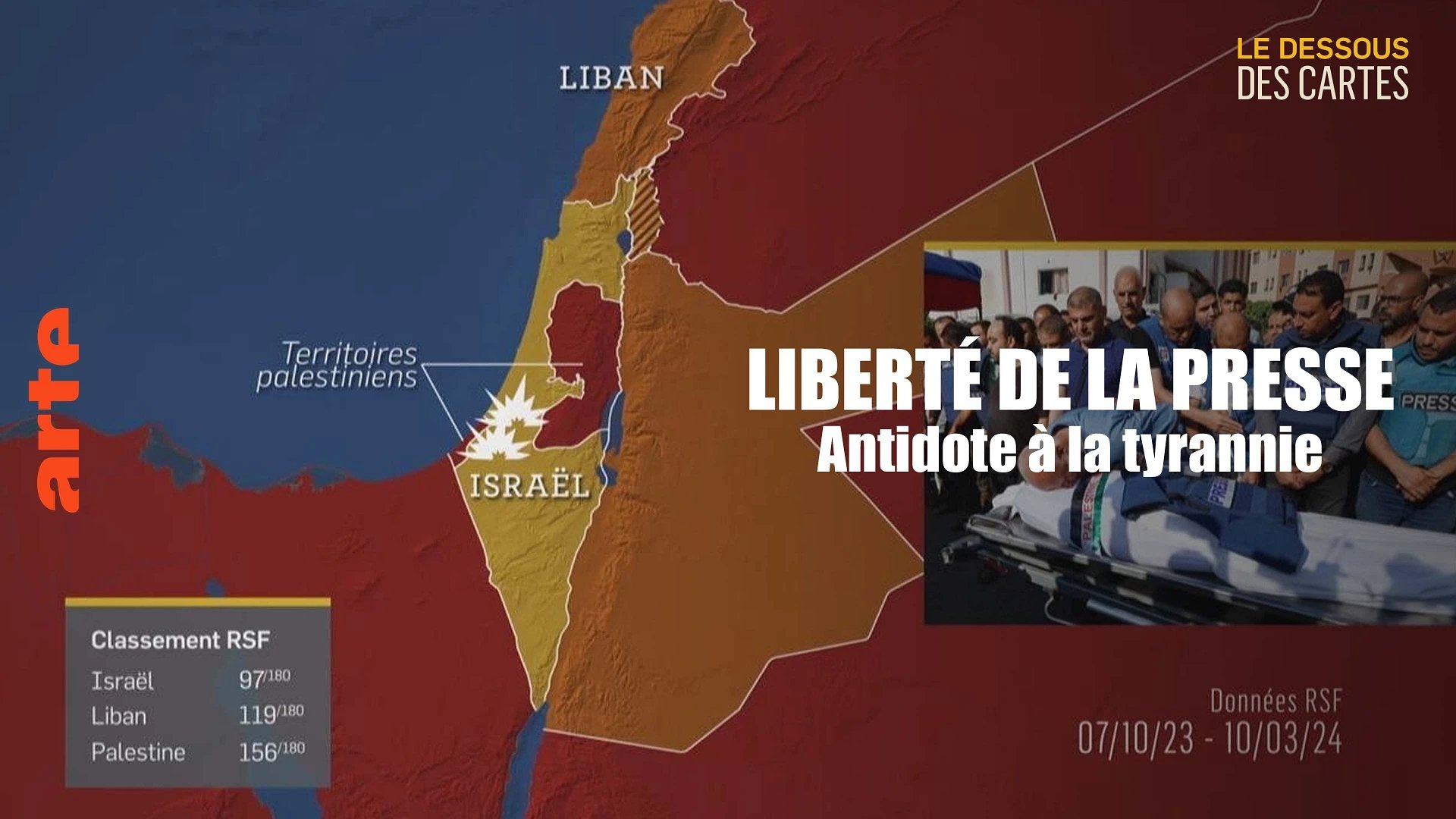 Le Dessous des cartes - Liberté de la presse, antidote à la tyrannie