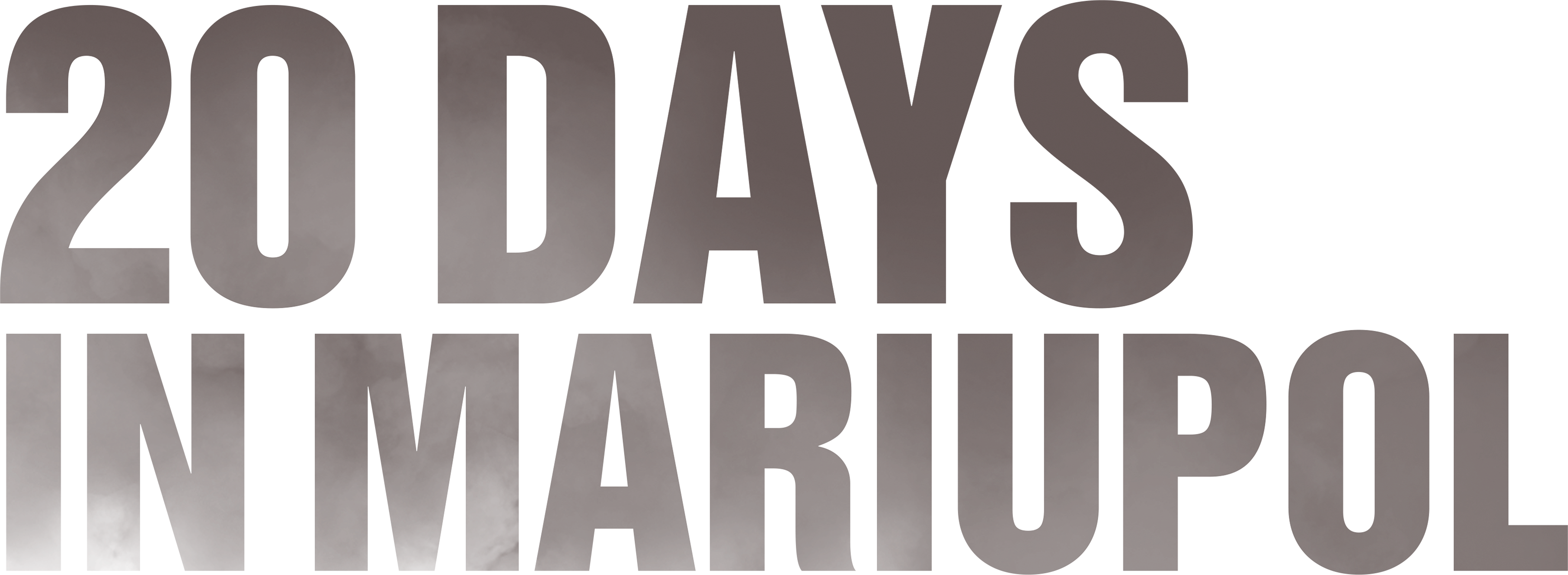 20 Days in Mariupol Logo