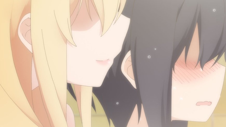 Anime biting gif
