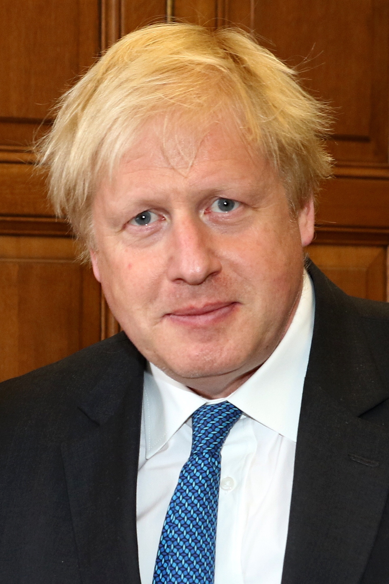 et billede af Boris Johnson