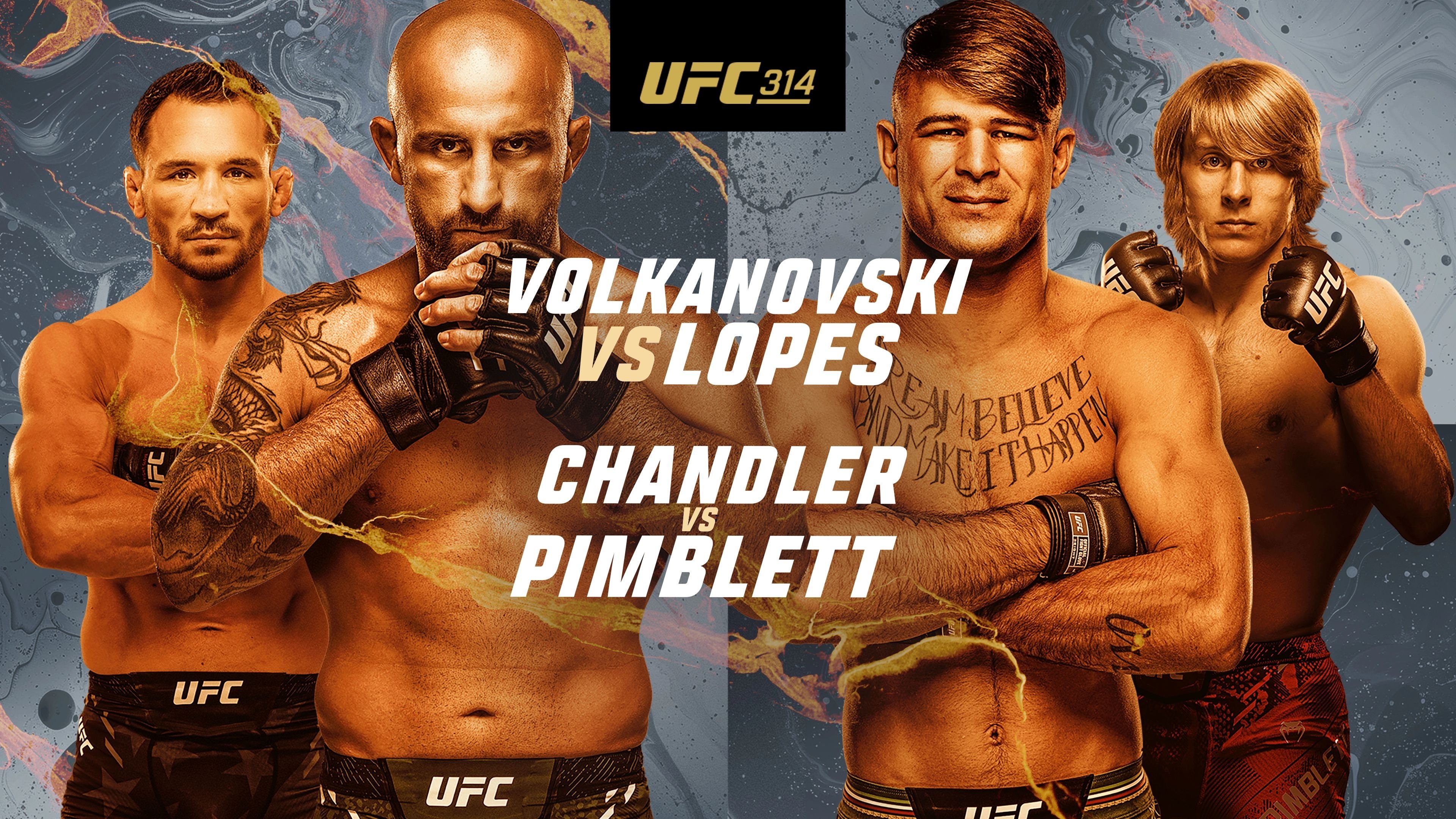 UFC 314: Volkanovski vs. Lopes