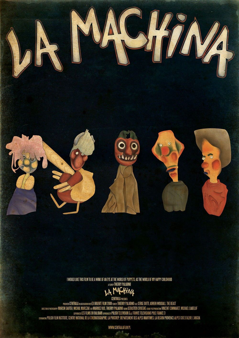 Plakat, der markedsfører La machina