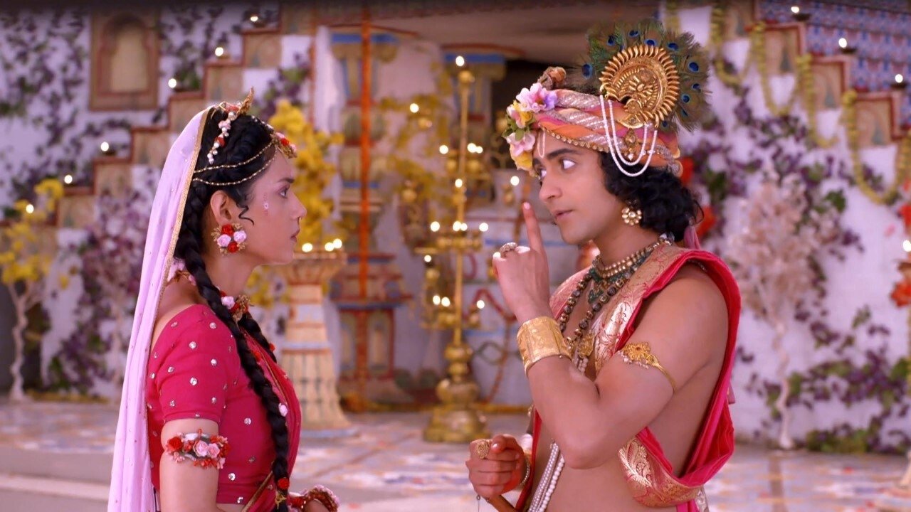 Thumbnail for Krishna Teases Radha Season 1 Episode 197