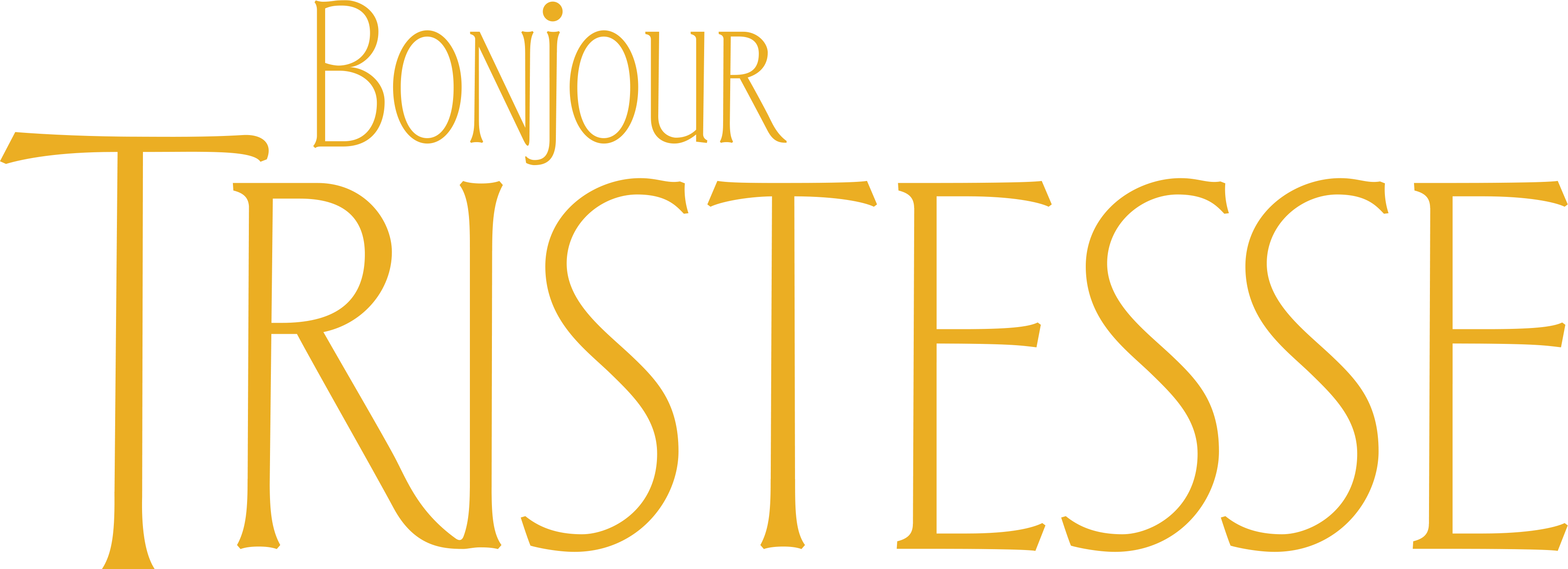 Bonjour Tristesse Logo