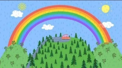 Peppa Pig Season 3 :Episode 2  The Rainbow