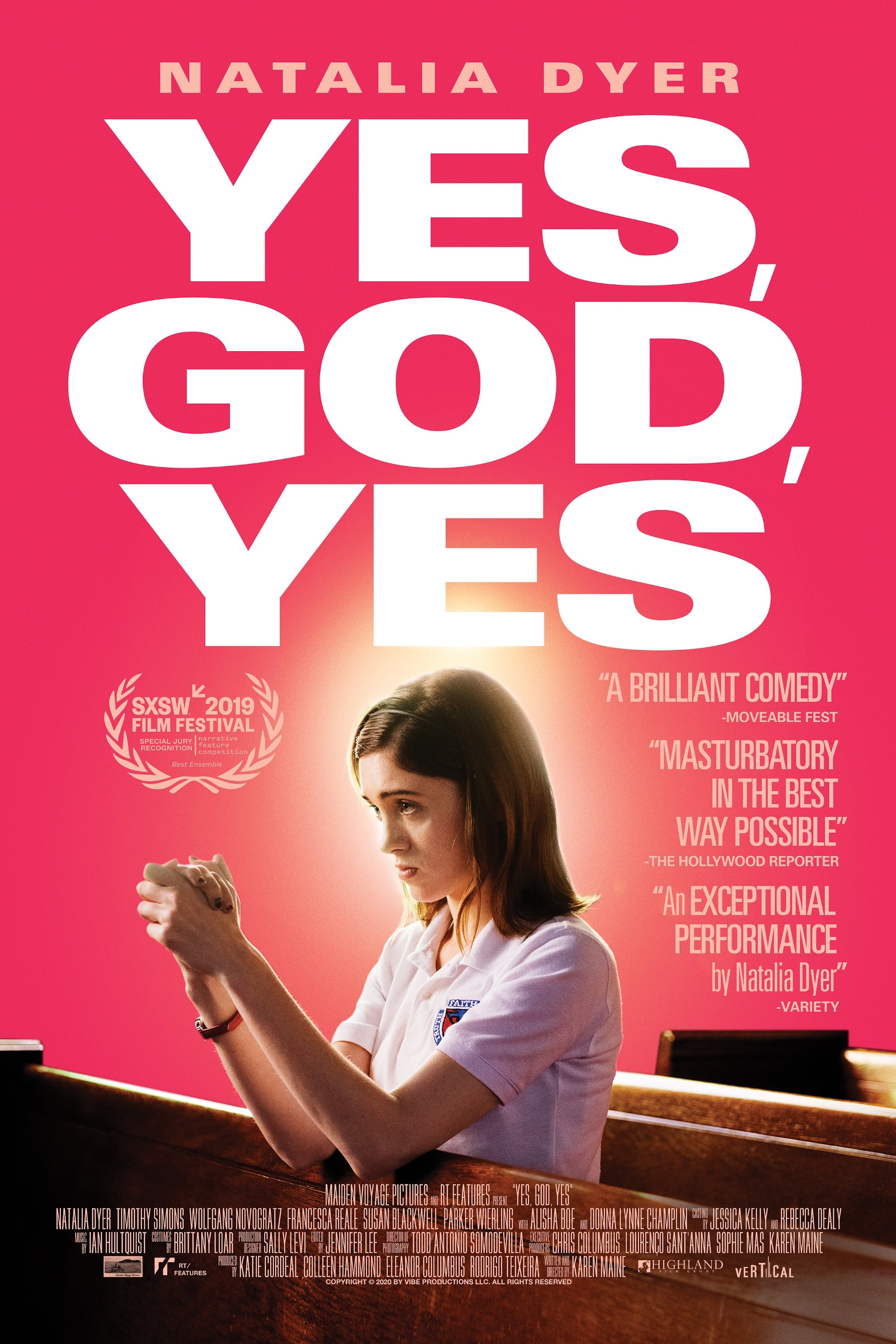 Yes God Yes Movie poster