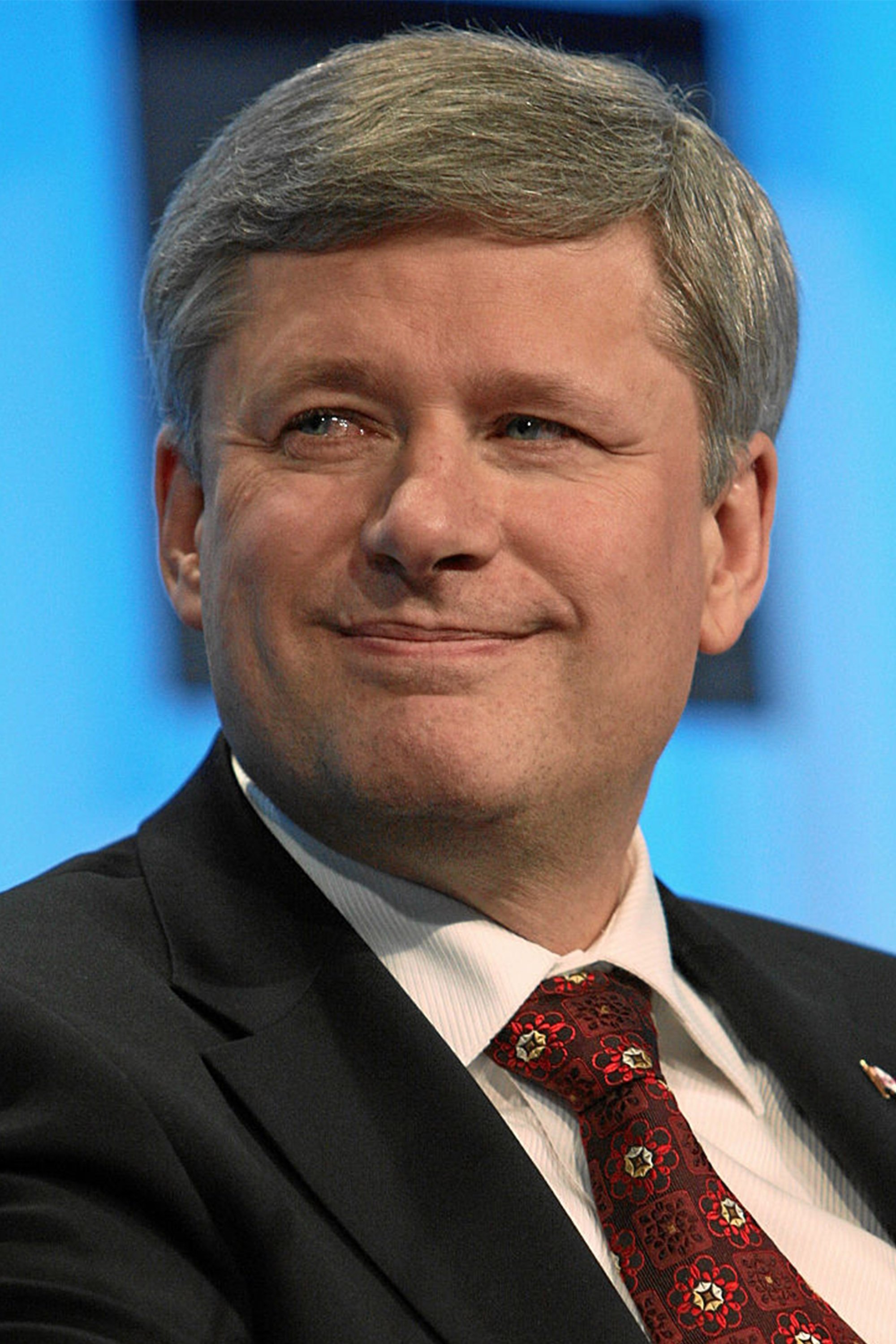 et billede af Stephen Harper
