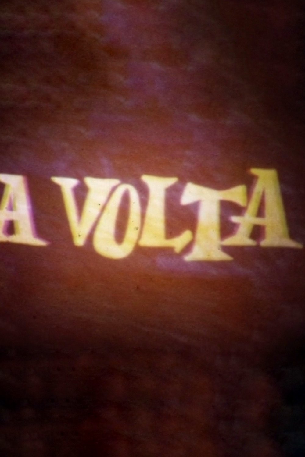 A volta poster