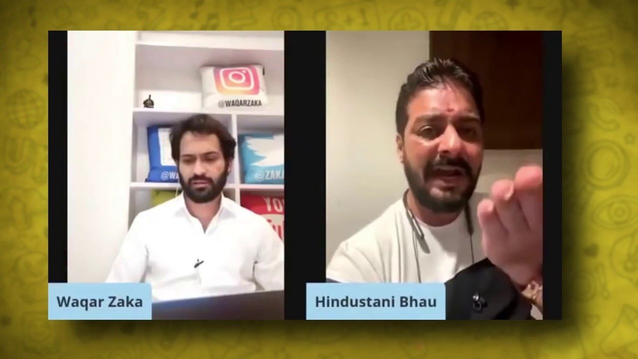 INDUSTANI BHAU ROASTS WAQAR ZAKA LIVE !!