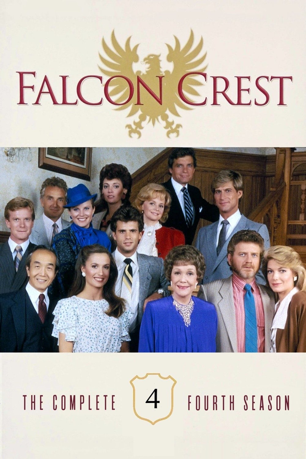 Capa da 4º temporada da série Falcon Crest
