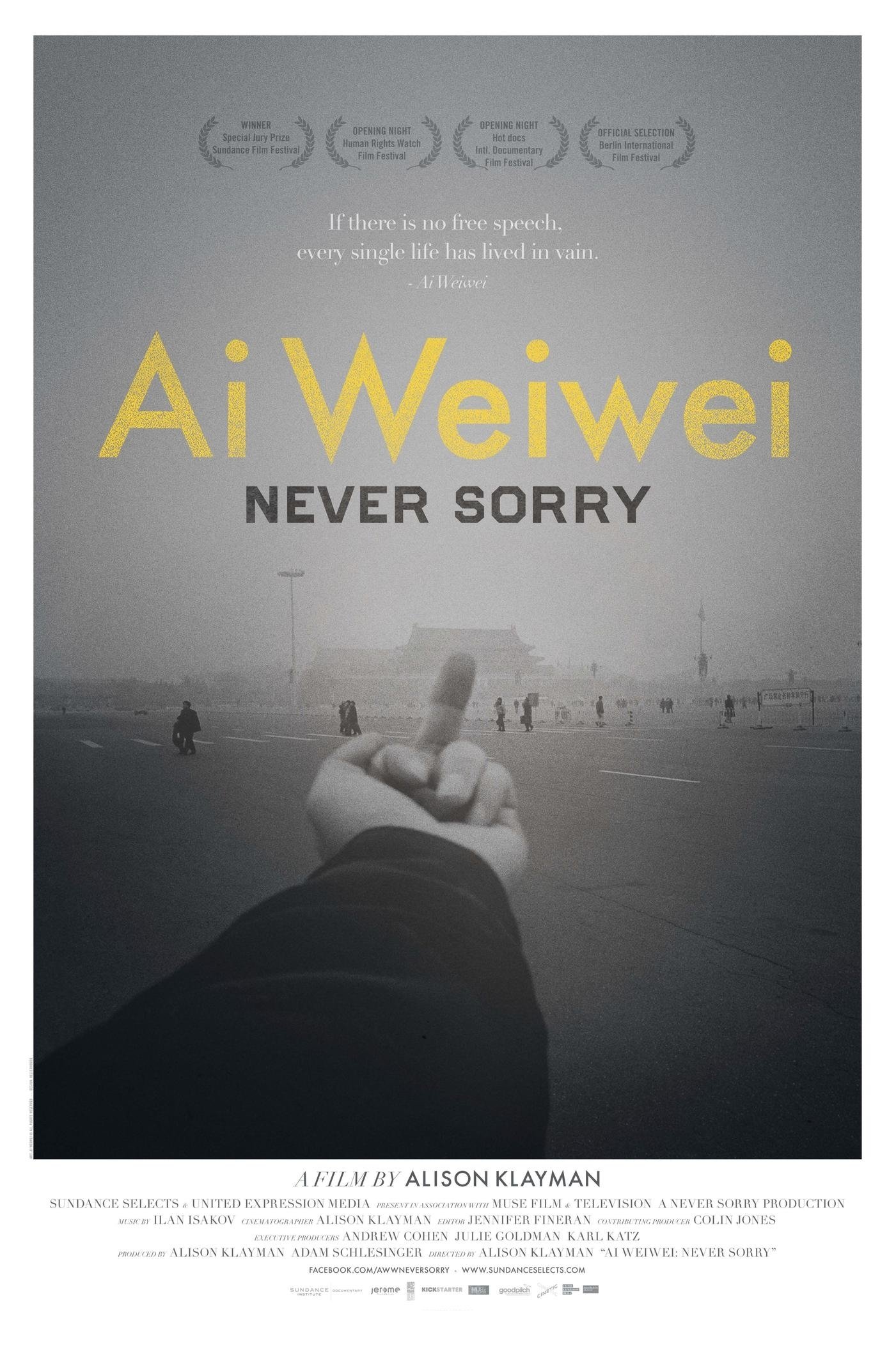 Ai Weiwei: Never Sorry
