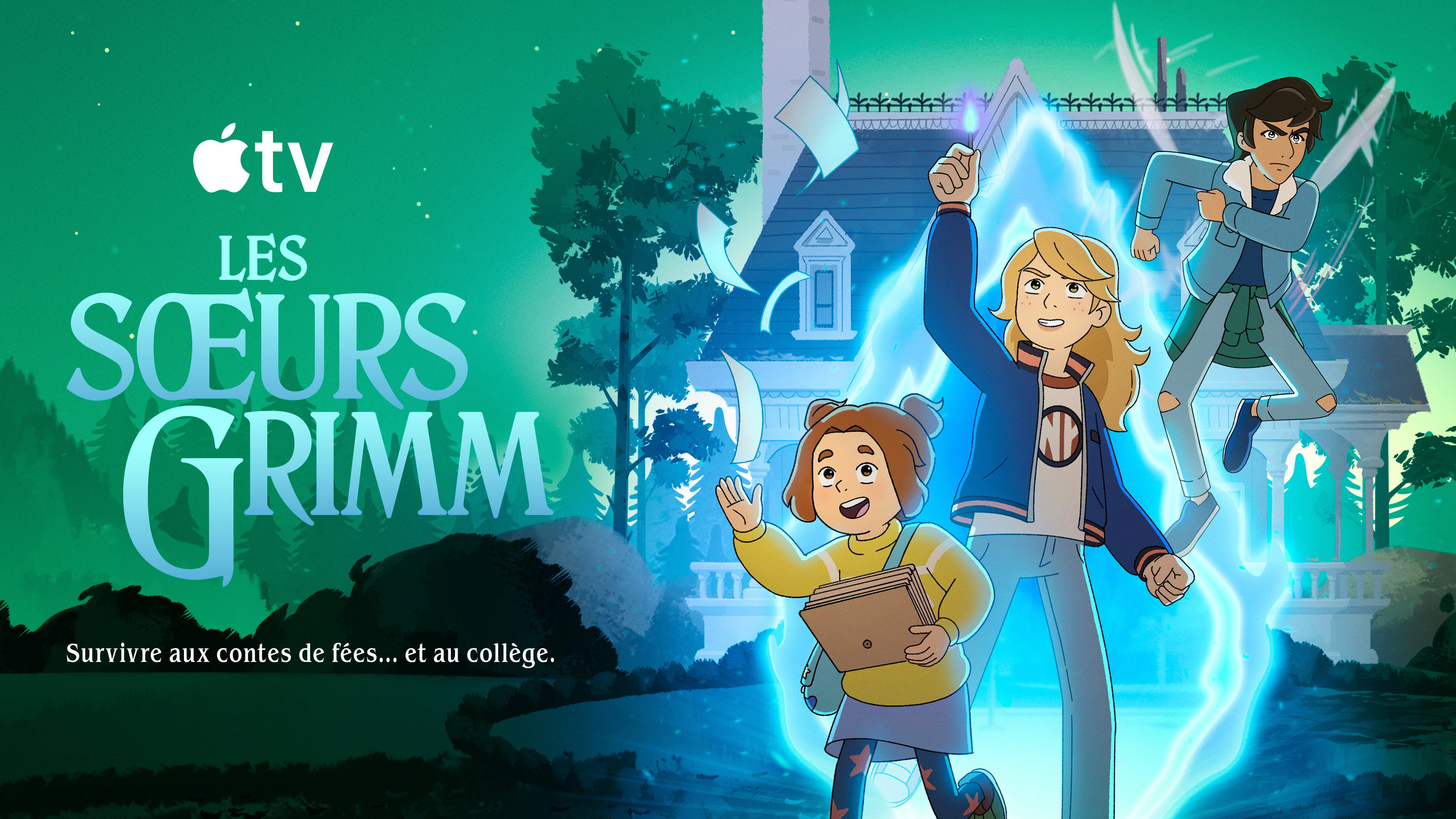 The Sisters Grimm backdrop