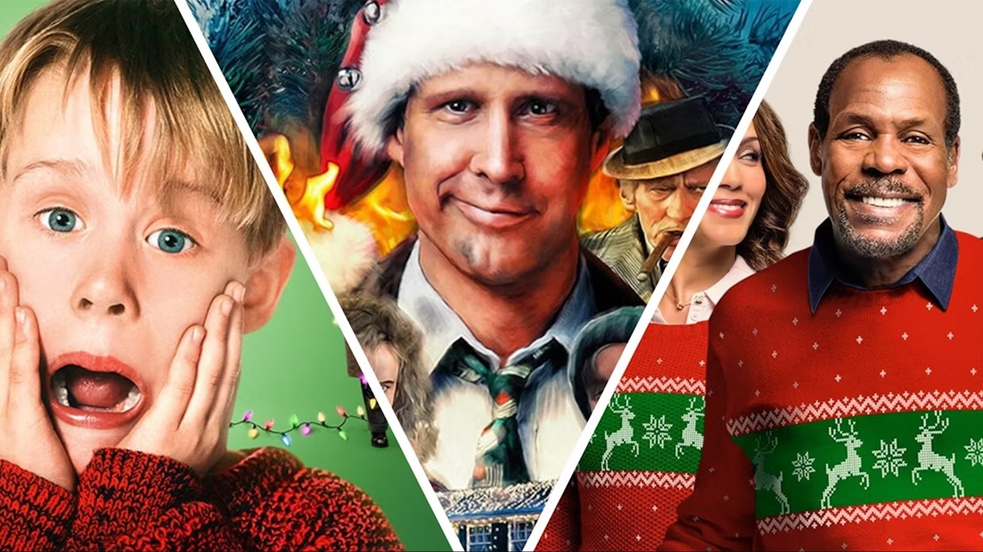 White Christmas backdrop