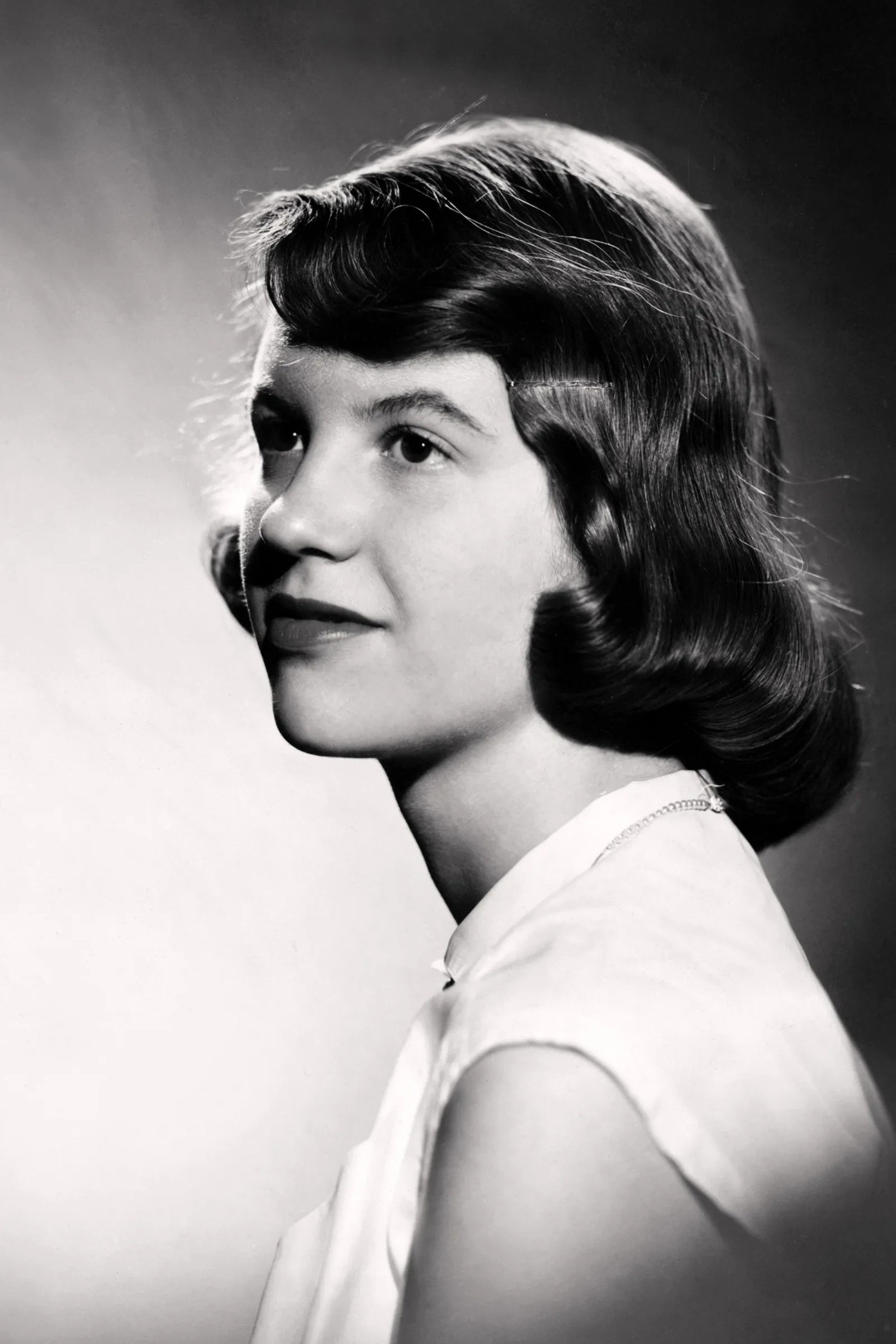 et billede af Sylvia Plath
