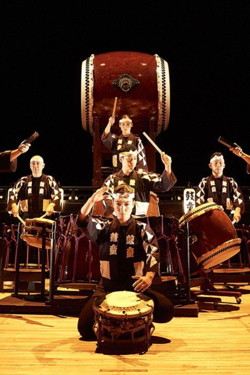 et billede af Kodō Drummers