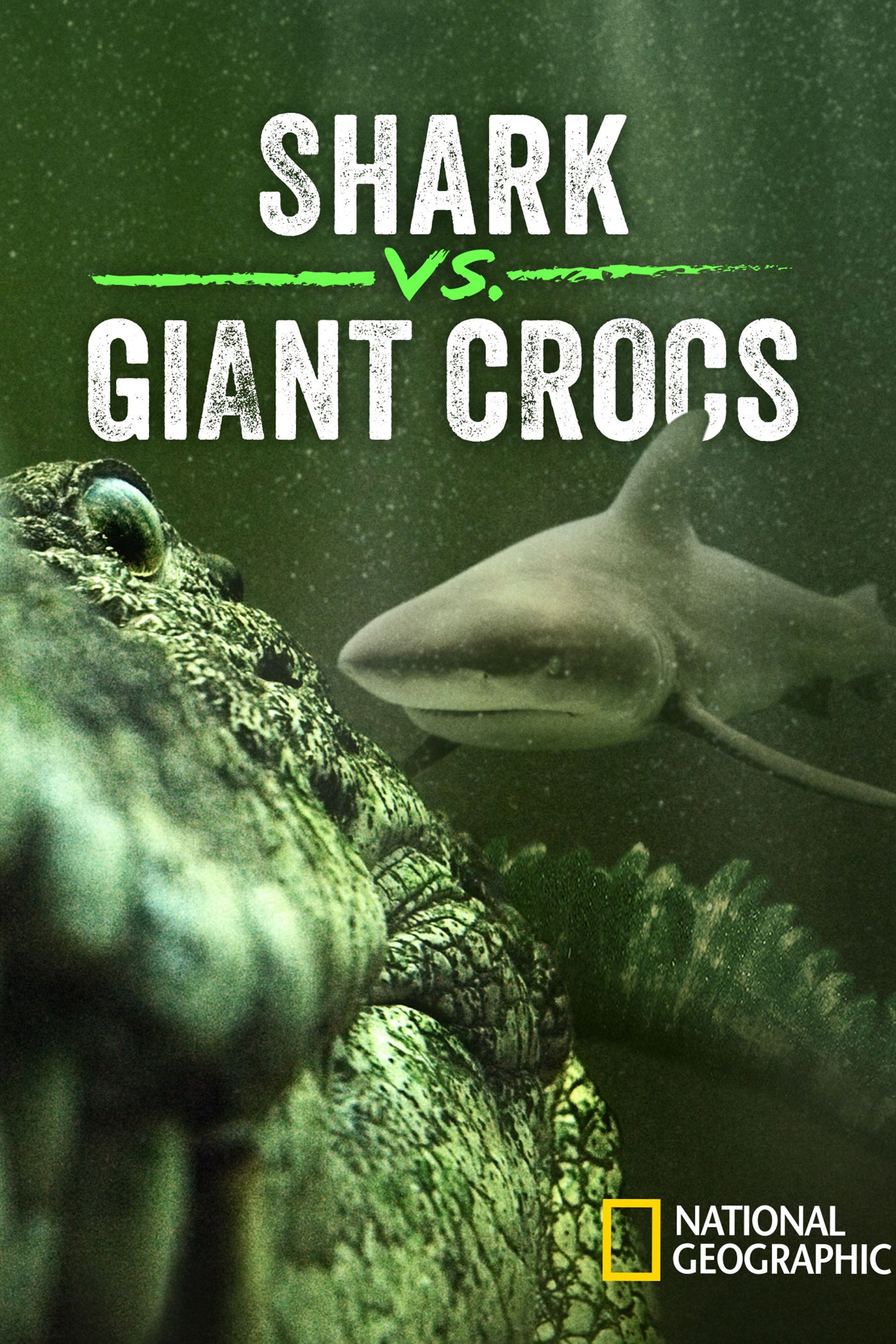Shark vs. Giant Croc Poster