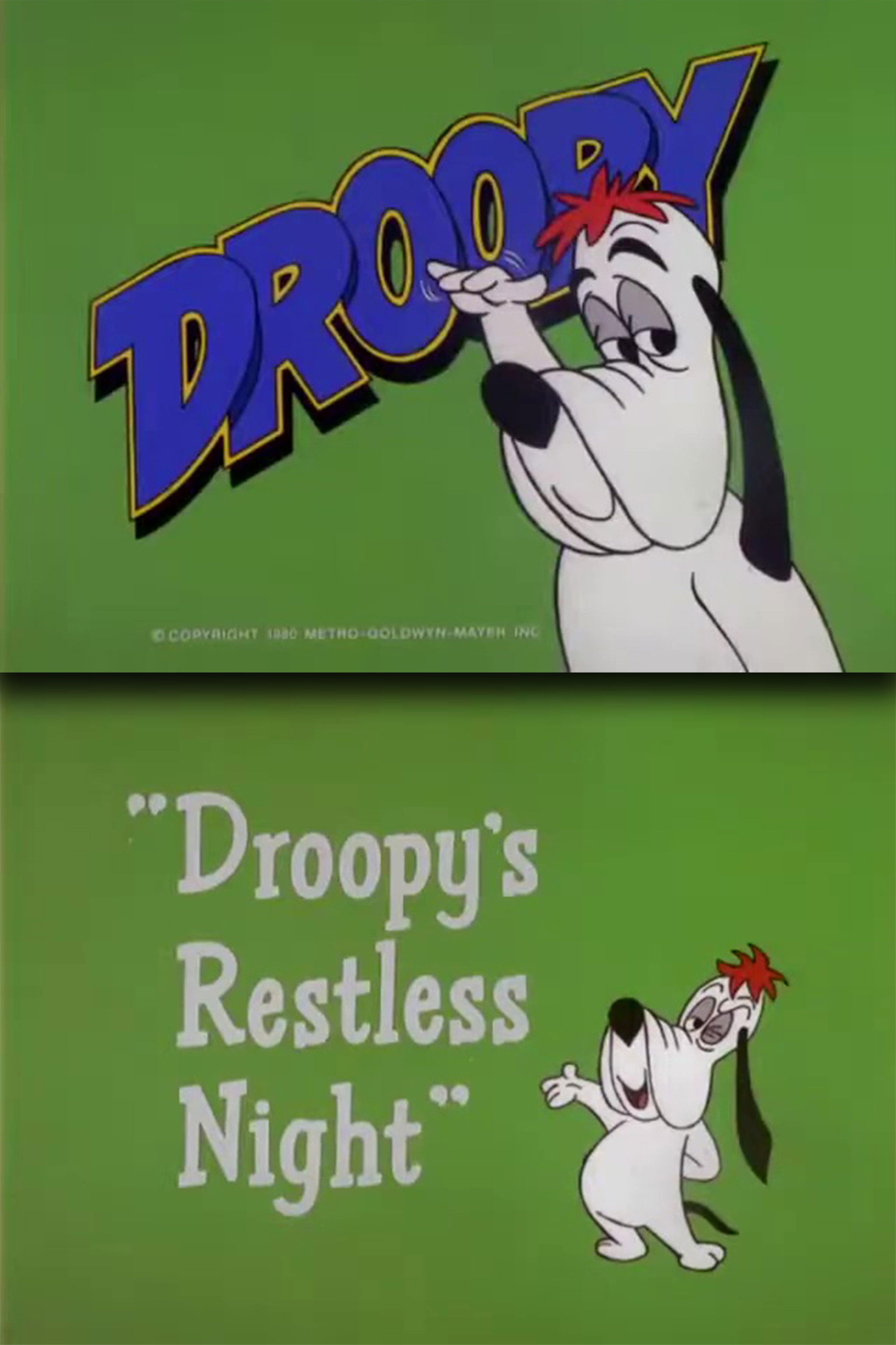 poster movie Droopy's Restless Night