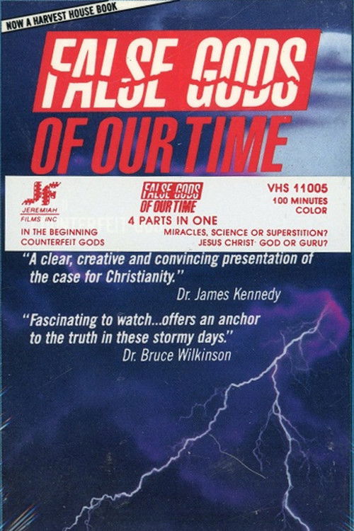 Plakat, der markedsfører False Gods of Our Time