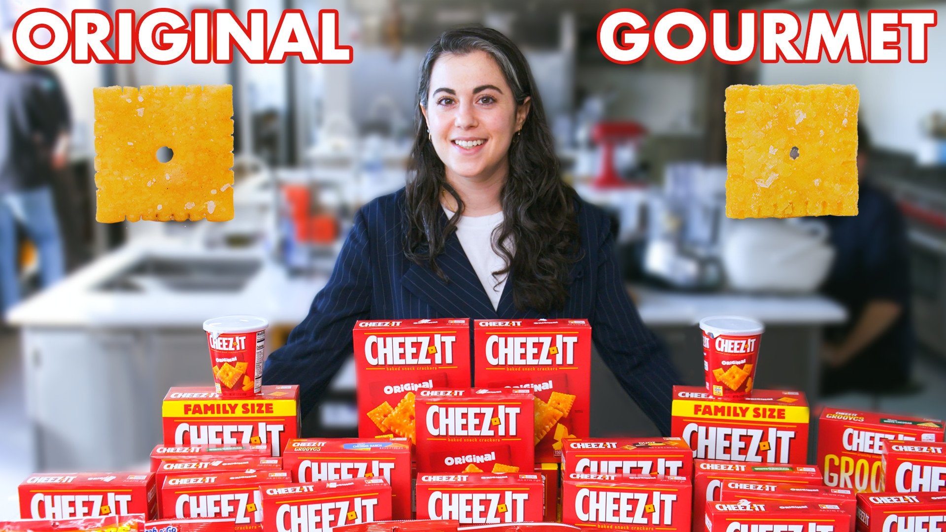 Thumbnail for Pastry Chef Attempts to Make Gourmet Cheez-Its Season 1 Episode 15