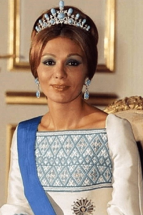 et billede af Farah Pahlavi