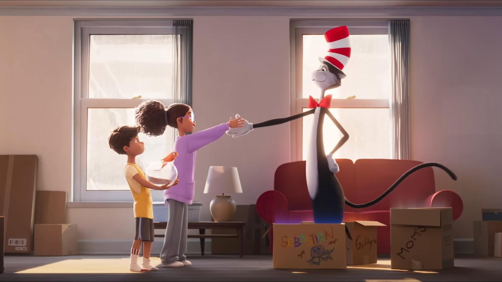 The Cat in the Hat backdrop