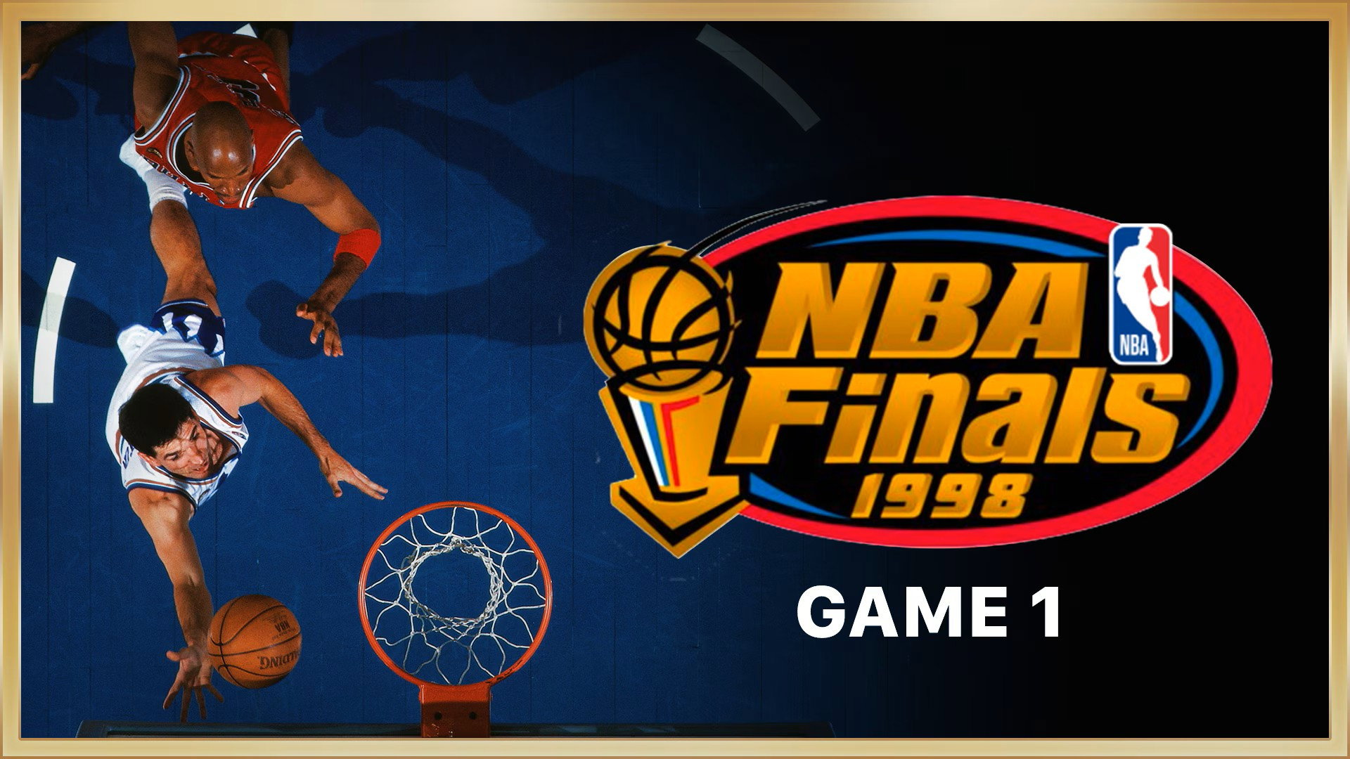 The 1998 NBA Finals series backdrop