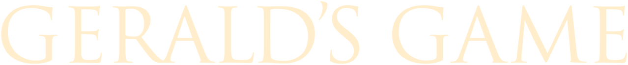 Gerald's Game Logo