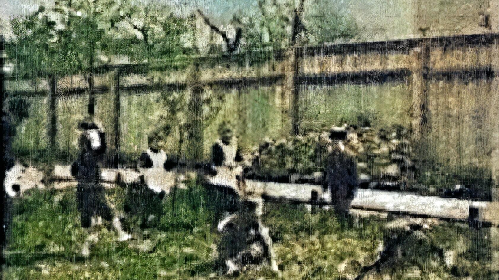 Dzieci bawiące się w ogrodzie (1894)
