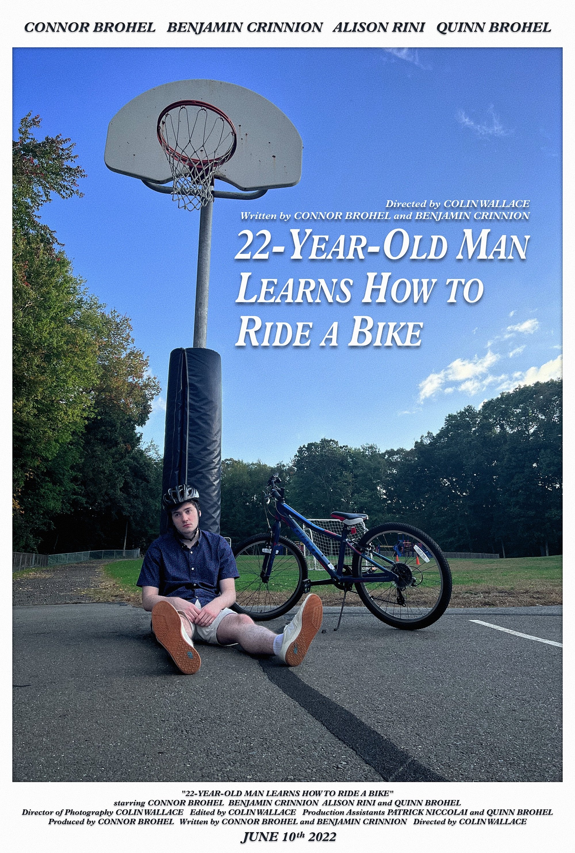 22 year old man learns how to ride a bike 2022 the poster database