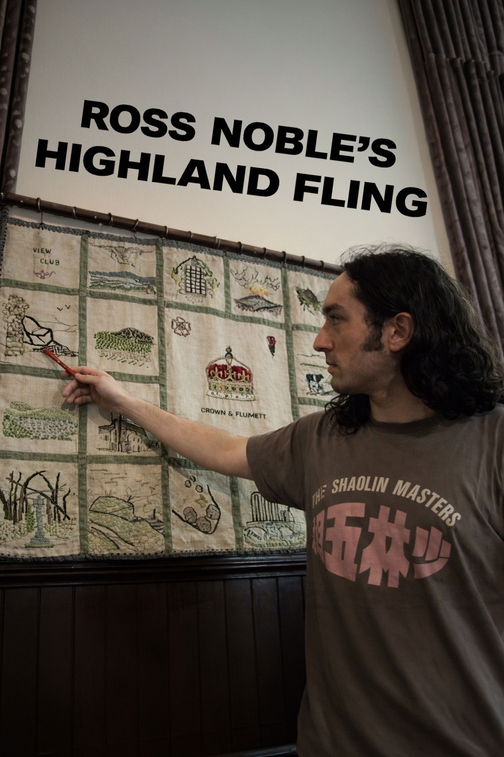 Plakat, der markedsfører Ross Noble's Highland Fling