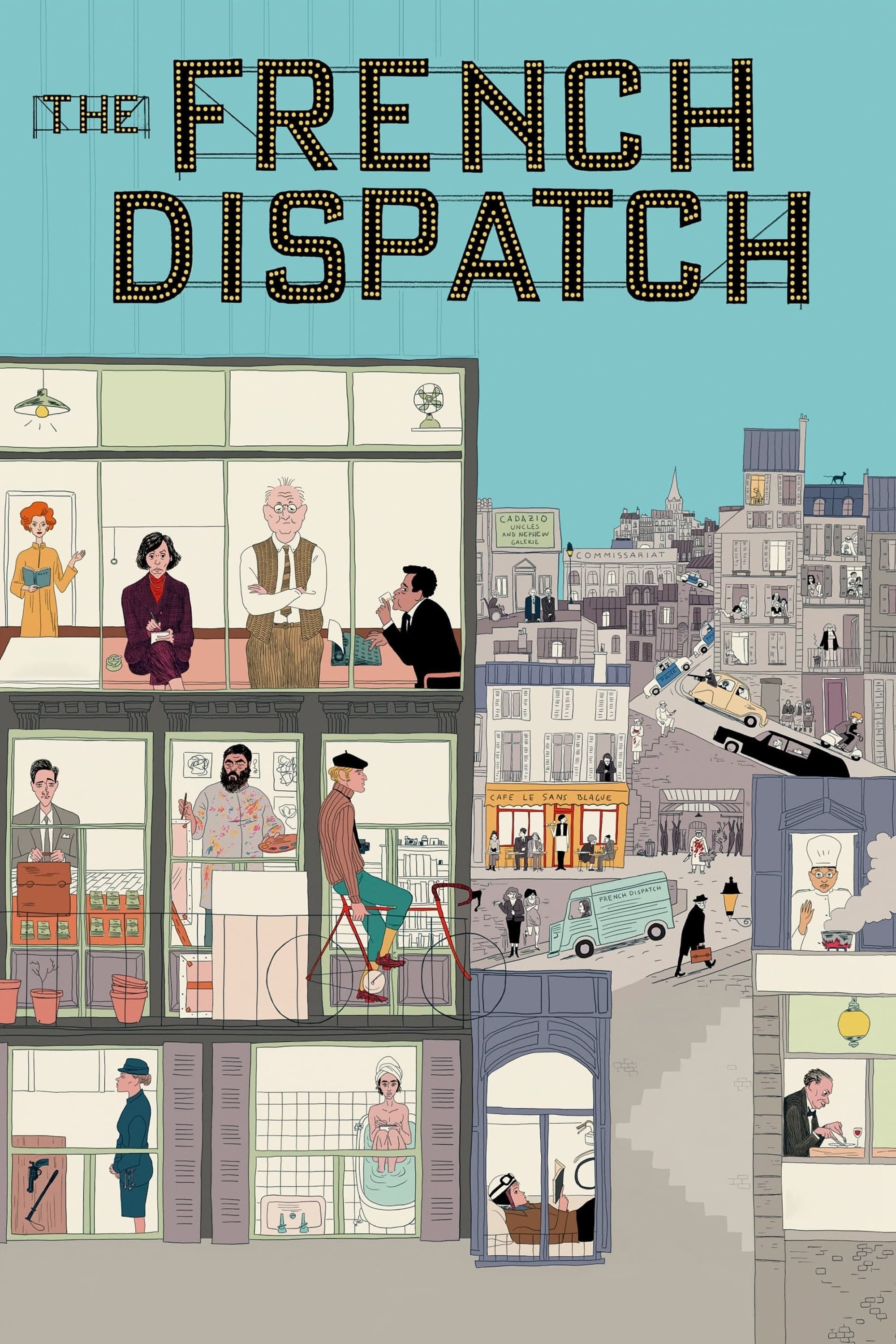 The French Dispatch Movie poster