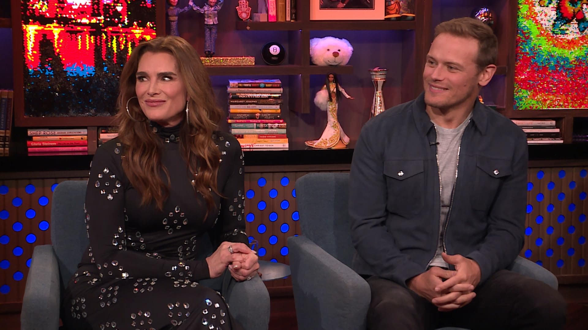 Watch What Happens Live with Andy Cohen Season 19 :Episode 46  Brooke Shields & Sam Heughan