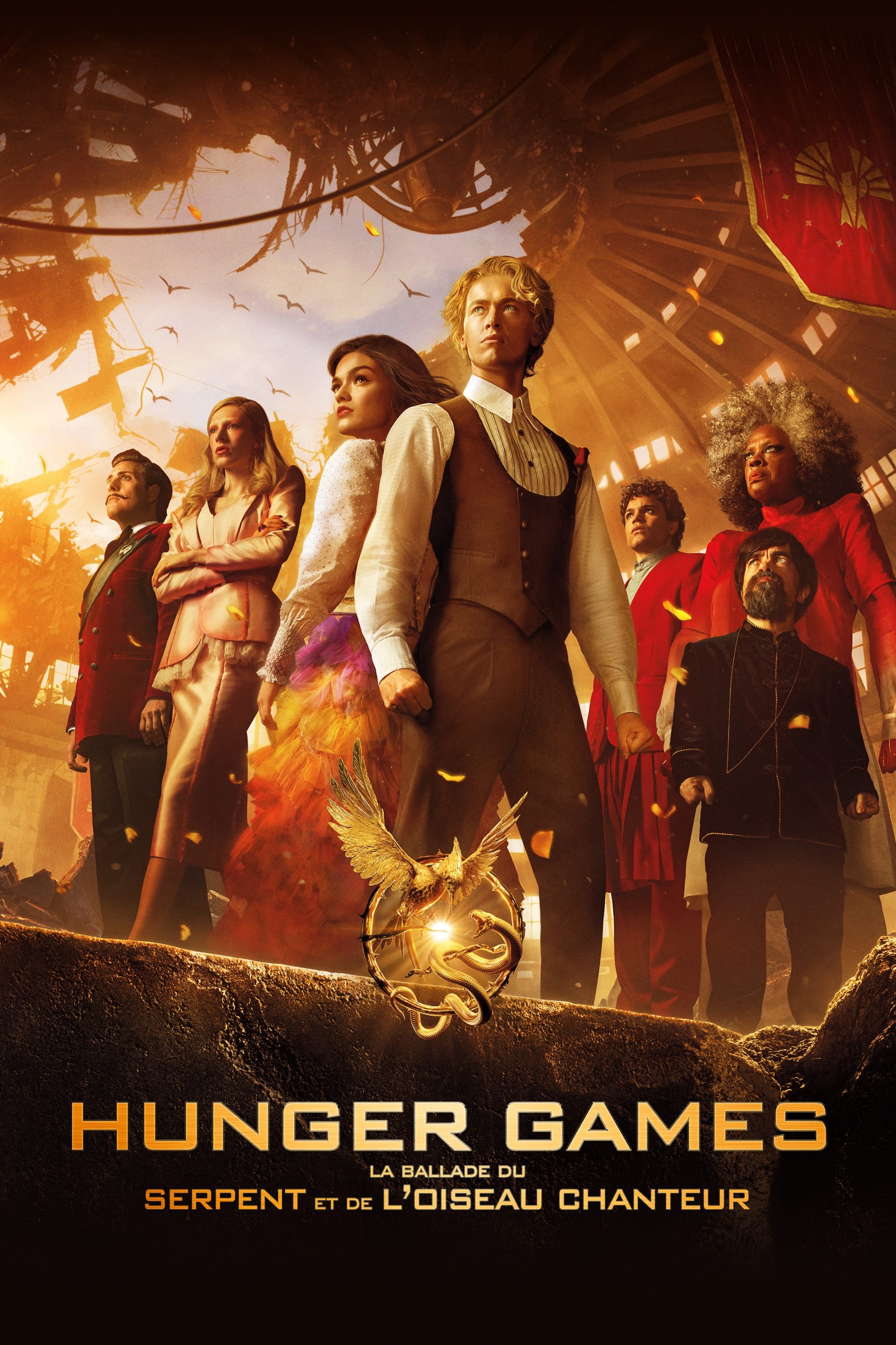 Poster de Hunger Games : La Ballade du serpent et de l'oiseau chanteur