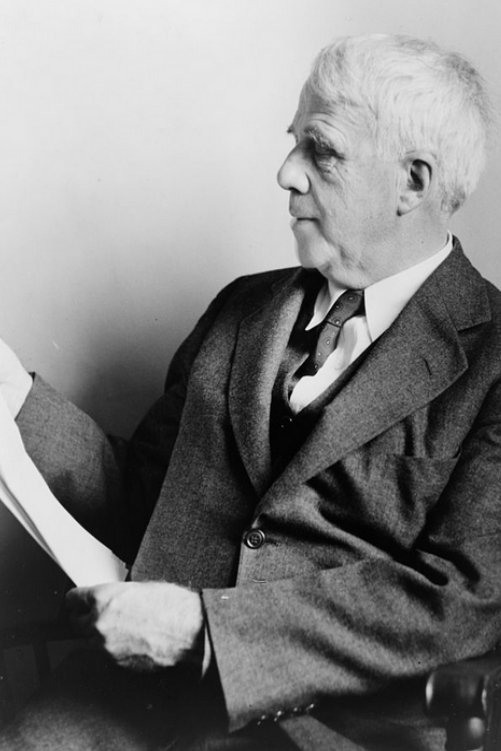 et billede af Robert Frost