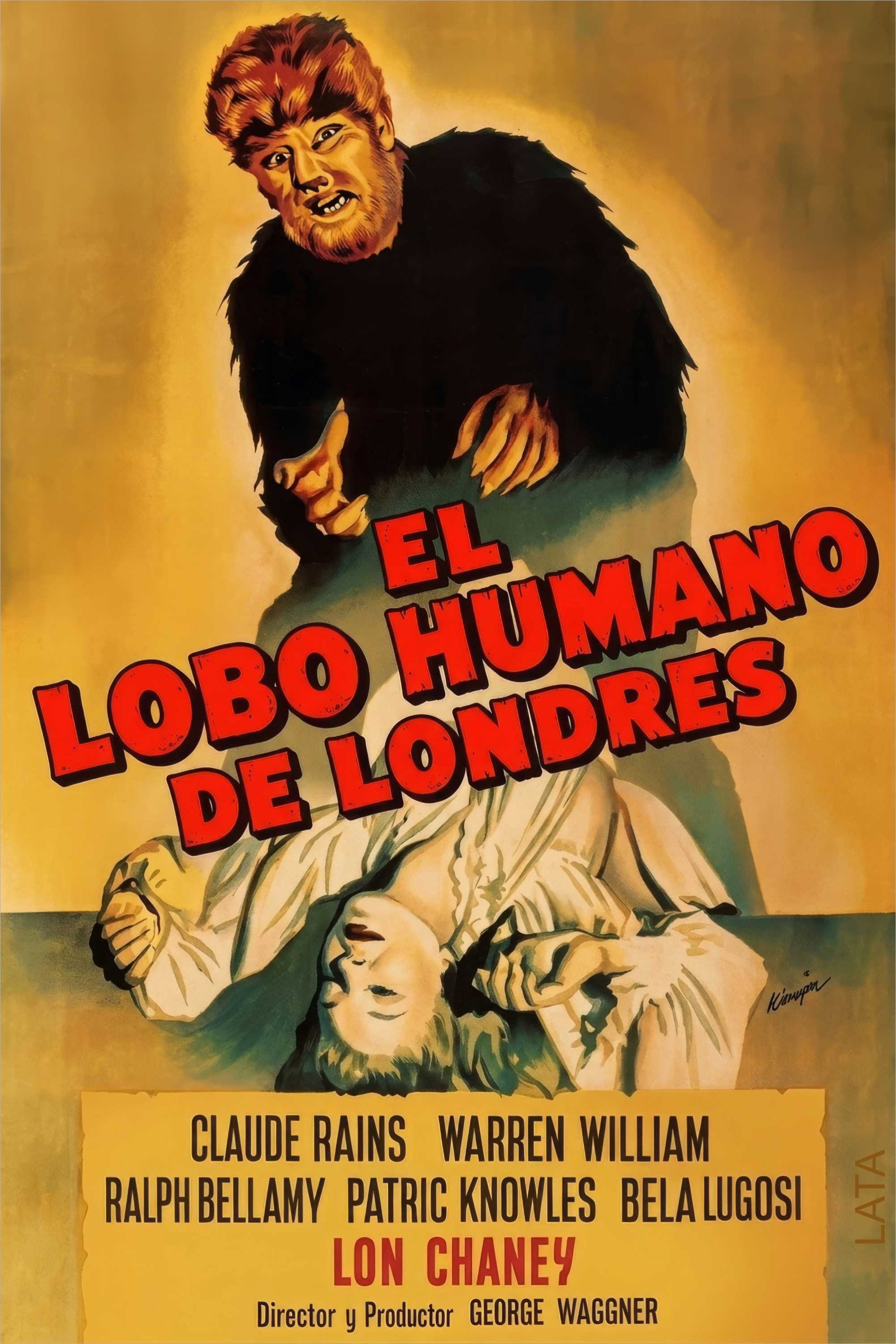 Poster de El lobo humano de Londres