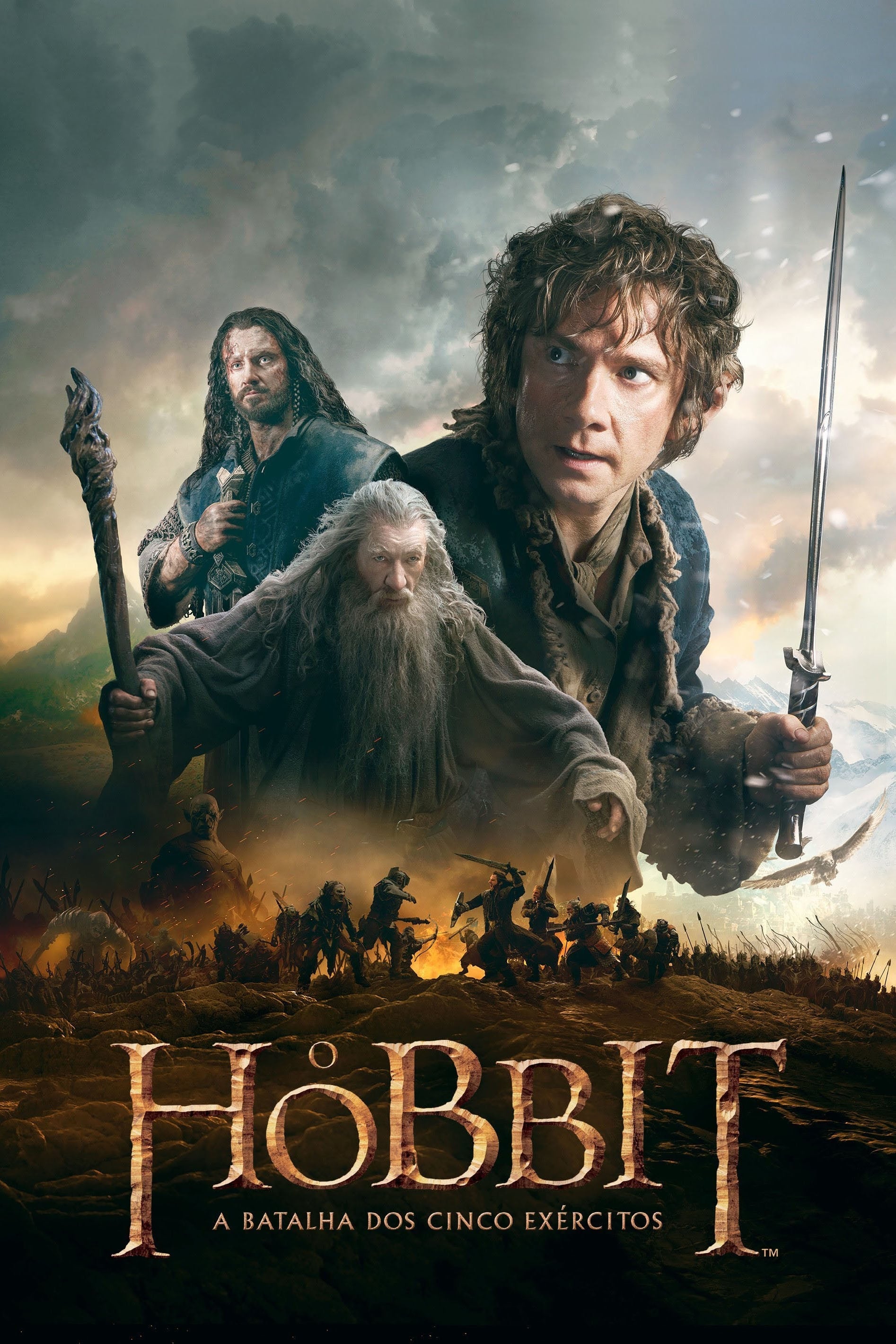 capa O Hobbit - A Batalha dos Cinco Exércitos