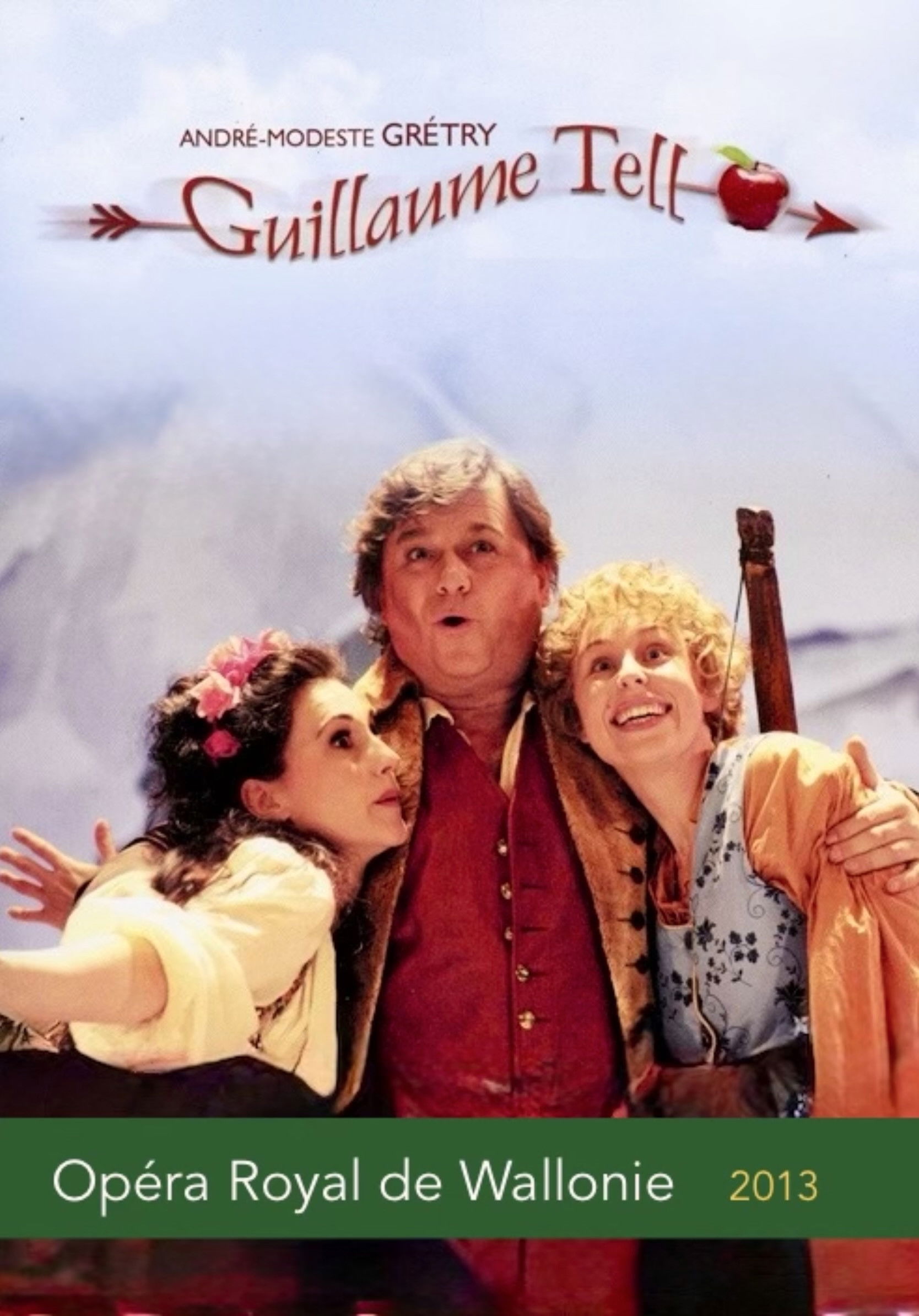 Plakat, der markedsfører Grétry - Guillaume Tell (Opéra Royal de Wallonie)