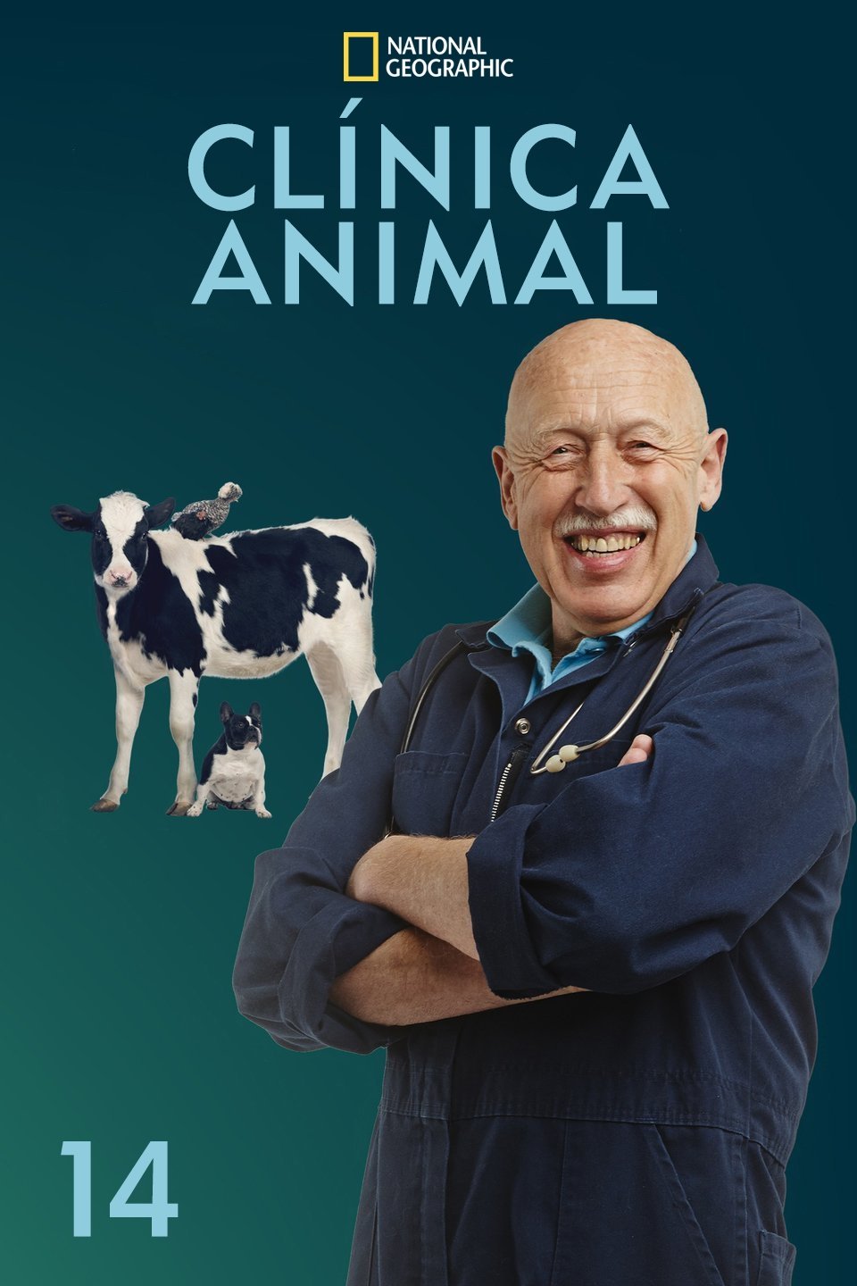 Capa da 14º temporada da série Clínica Animal com Dr. Pol