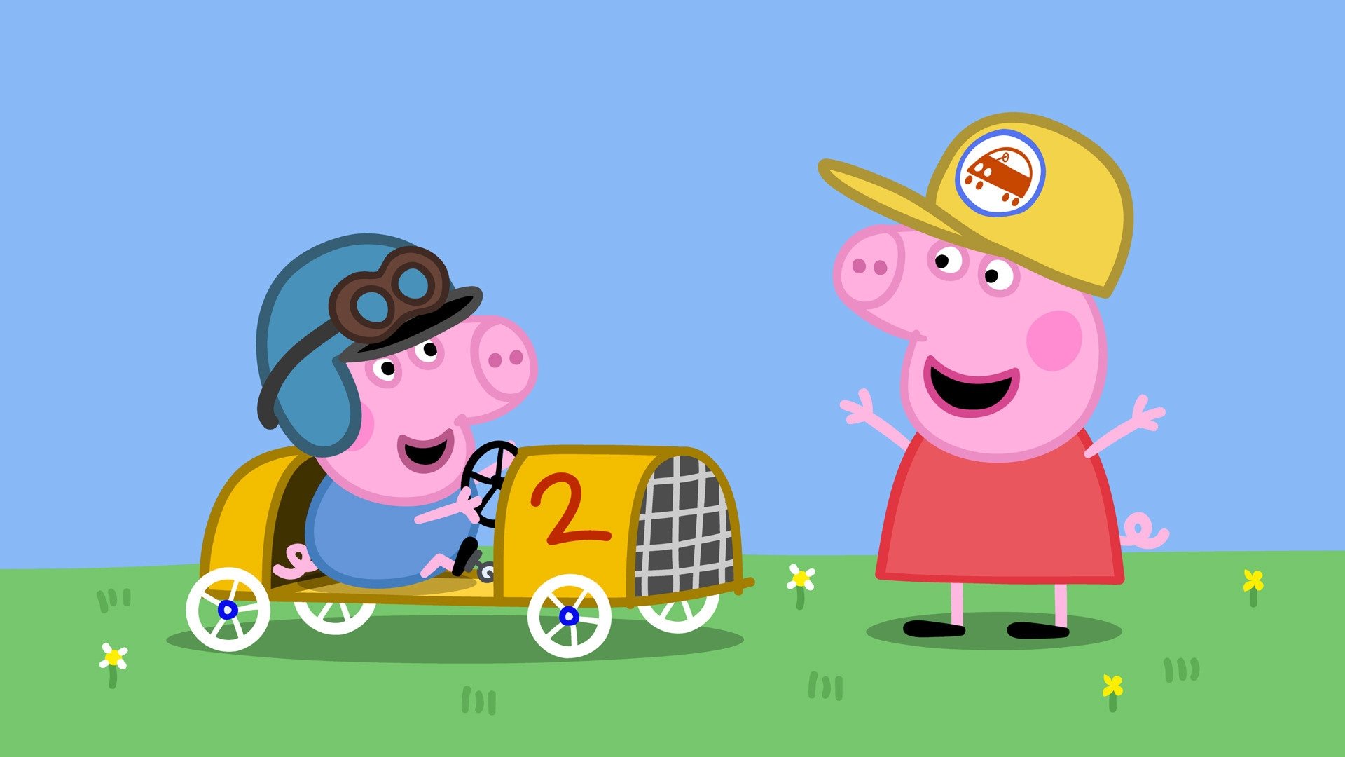 Peppa Pig Season 4 :Episode 32  George's Racing Car