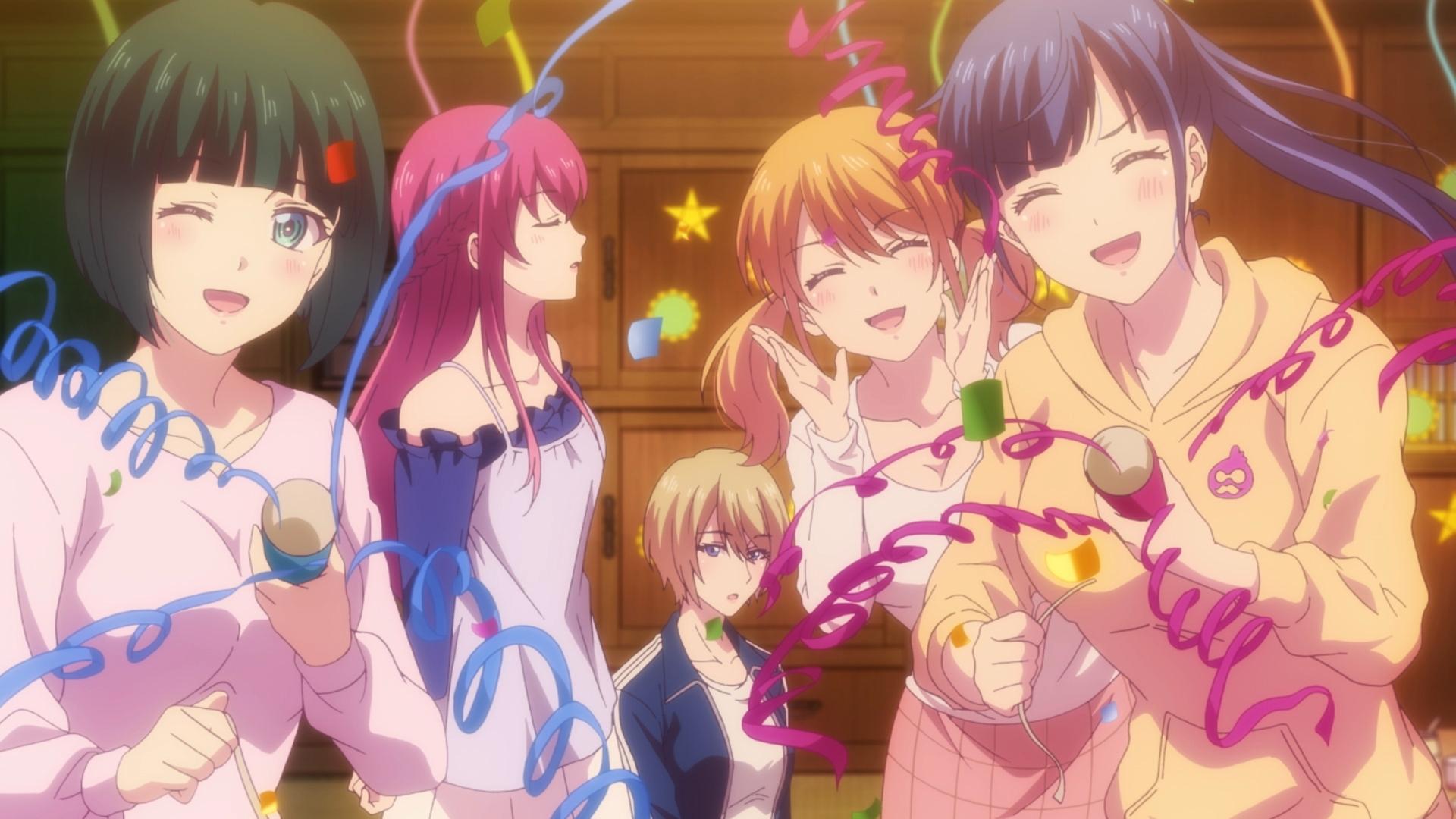 Las waifus de Megami no Café Terrace se visten de diablitas para