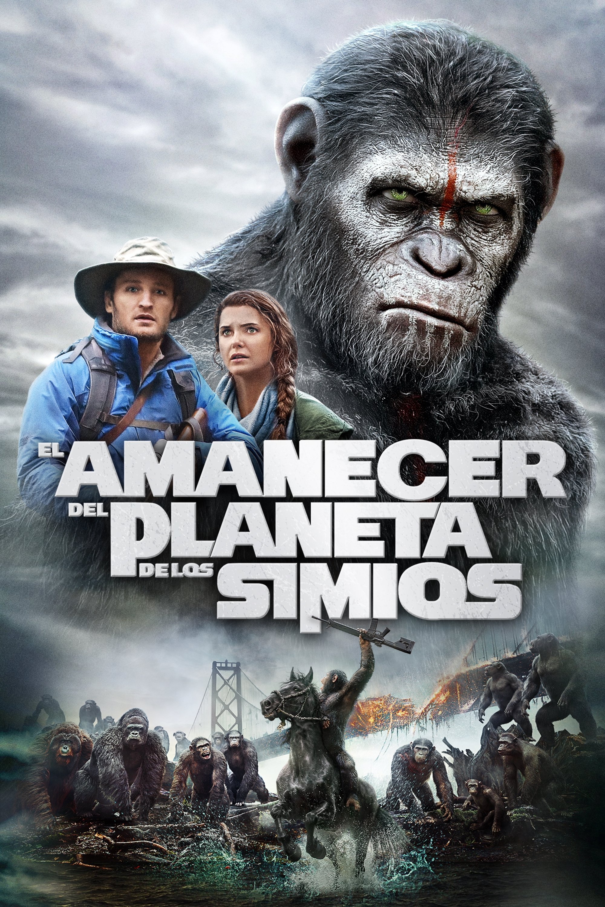 Poster de El planeta de los simios: Confrontación